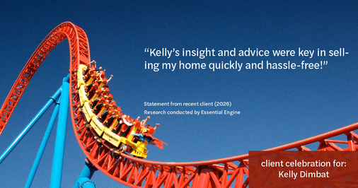 Testimonial for real estate agent Kelly Dimbat with Lamacchia Realty, Inc. in Woburn, MA: "Kelly's insight and advice were key in selling my home quickly and hassle-free!"