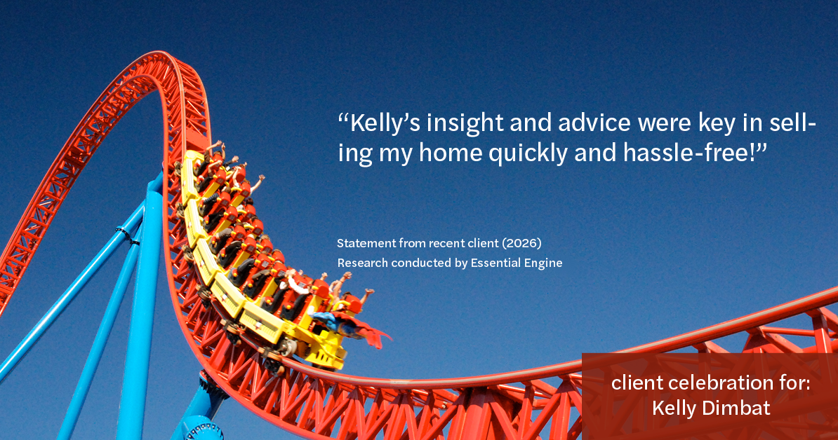 Testimonial for real estate agent Kelly Dimbat with Lamacchia Realty, Inc. in Woburn, MA: "Kelly's insight and advice were key in selling my home quickly and hassle-free!"