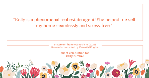 Testimonial for real estate agent Kelly Dimbat with Lamacchia Realty, Inc. in Woburn, MA: "Kelly is a phenomenal real estate agent! She helped me sell my home seamlessly and stress-free."